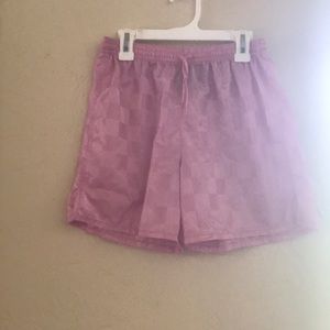 Pink umbro soccer shorts